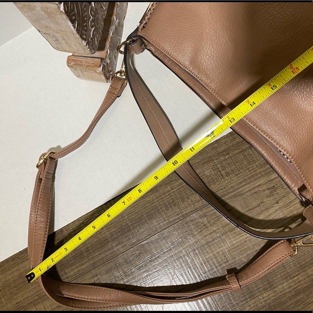 Light Brown faux Leather Bag - Picture 8 of 8
